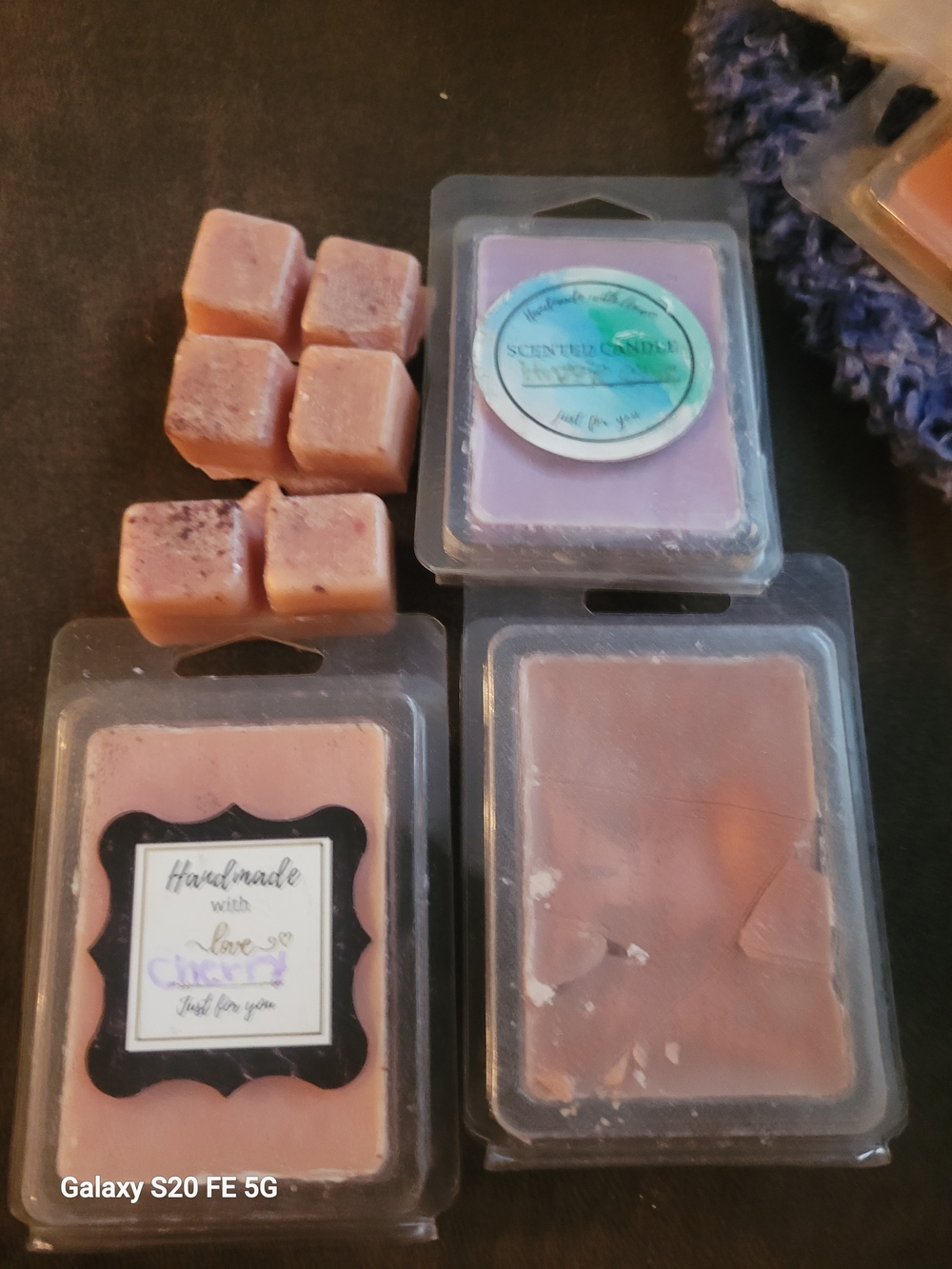 Handmade Pink Scented Wax Melts - Assorted Scents